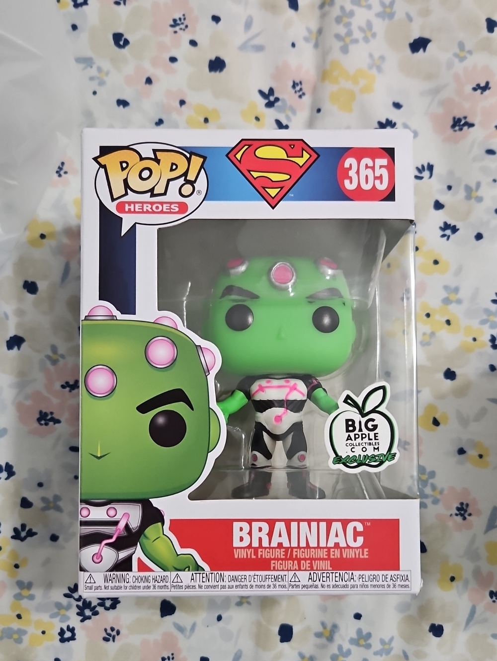 Funko Pop! Heroes Brainiac Vinyl Figure - Green with Pink Accents